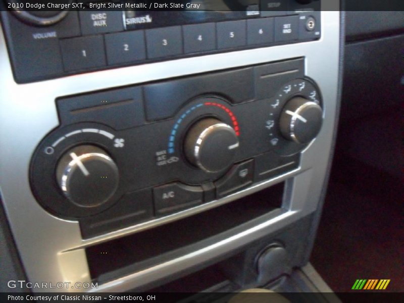 Bright Silver Metallic / Dark Slate Gray 2010 Dodge Charger SXT