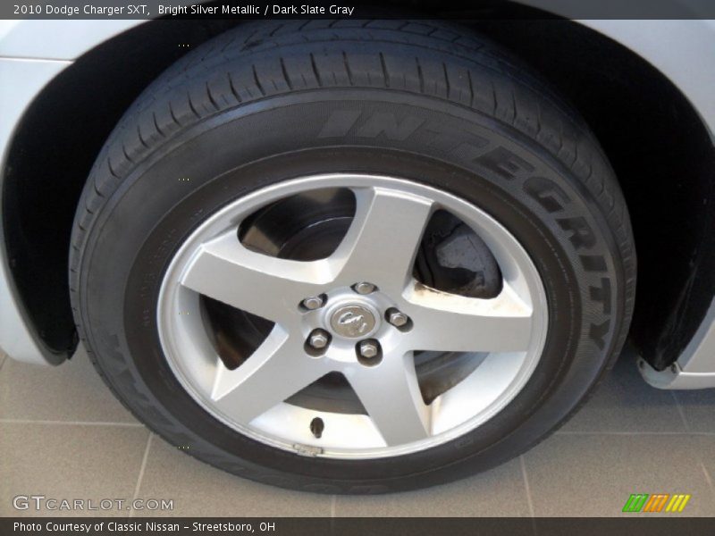 Bright Silver Metallic / Dark Slate Gray 2010 Dodge Charger SXT