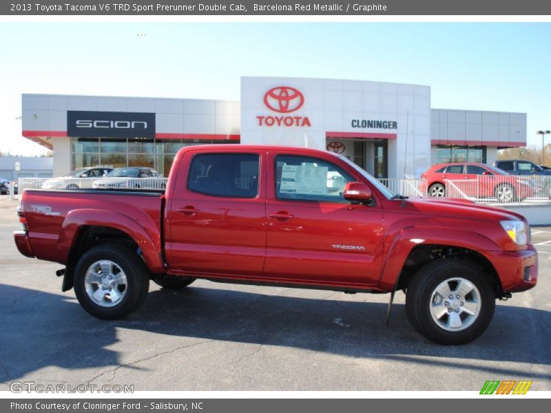 Barcelona Red Metallic / Graphite 2013 Toyota Tacoma V6 TRD Sport Prerunner Double Cab