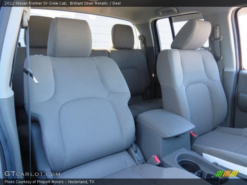 Brilliant Silver Metallic / Steel 2012 Nissan Frontier SV Crew Cab