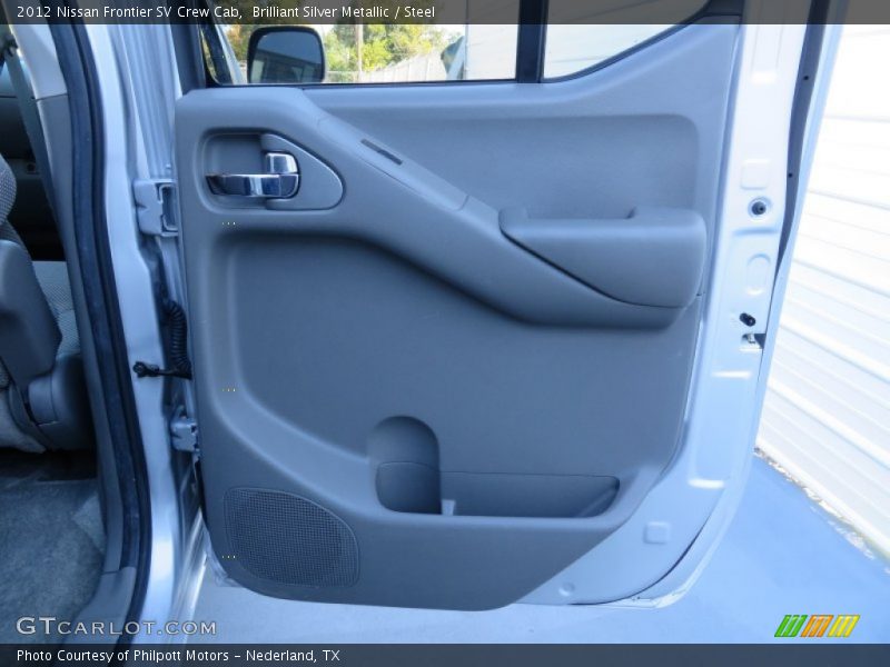 Brilliant Silver Metallic / Steel 2012 Nissan Frontier SV Crew Cab