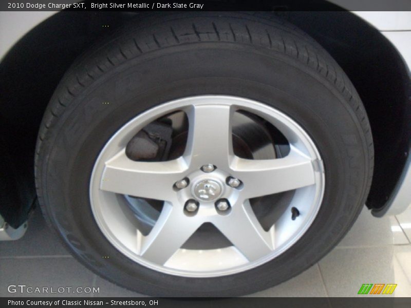 Bright Silver Metallic / Dark Slate Gray 2010 Dodge Charger SXT