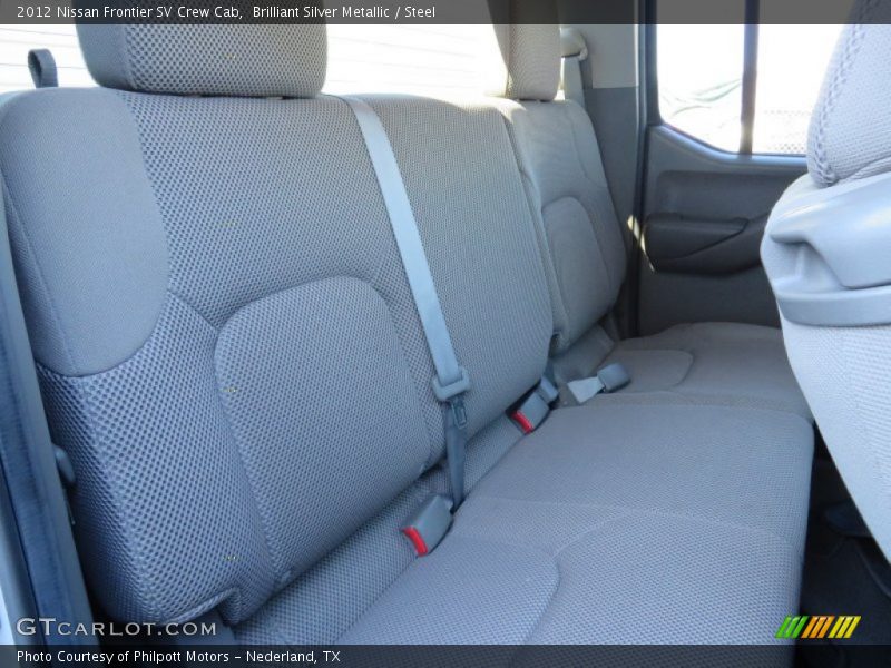 Brilliant Silver Metallic / Steel 2012 Nissan Frontier SV Crew Cab