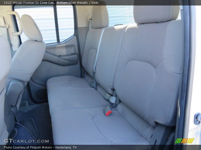 Brilliant Silver Metallic / Steel 2012 Nissan Frontier SV Crew Cab