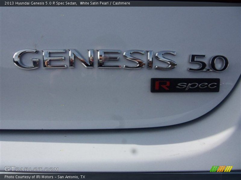 White Satin Pearl / Cashmere 2013 Hyundai Genesis 5.0 R Spec Sedan