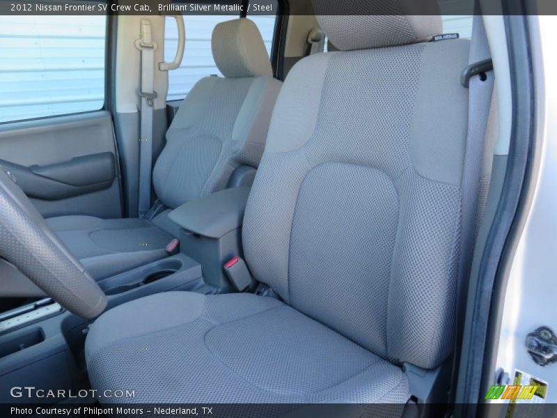 Brilliant Silver Metallic / Steel 2012 Nissan Frontier SV Crew Cab