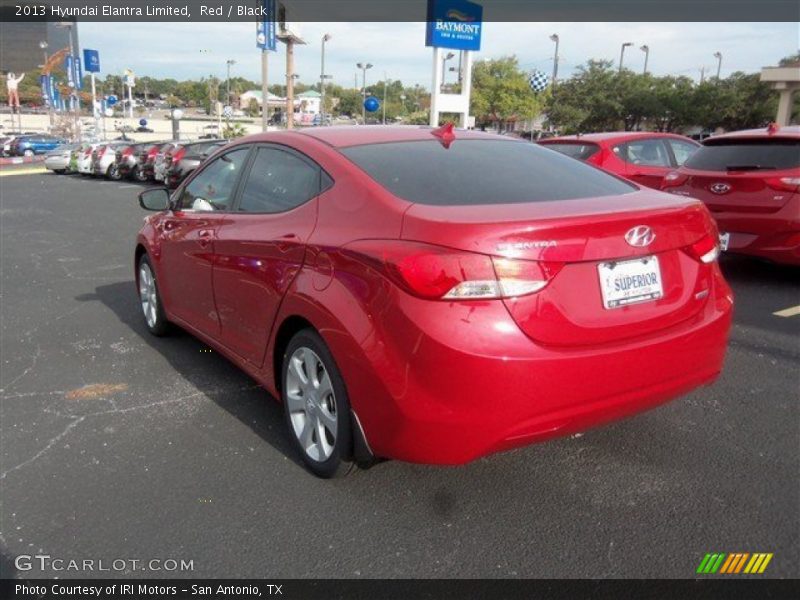 Red / Black 2013 Hyundai Elantra Limited
