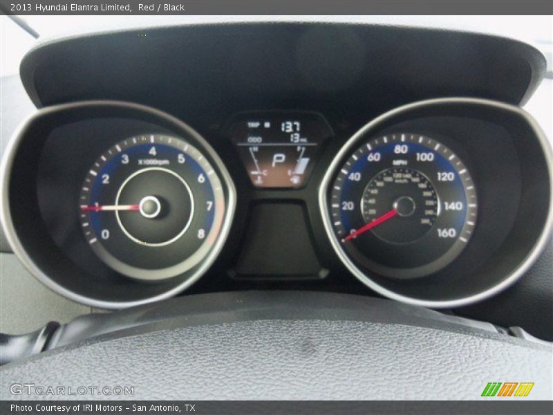 Red / Black 2013 Hyundai Elantra Limited