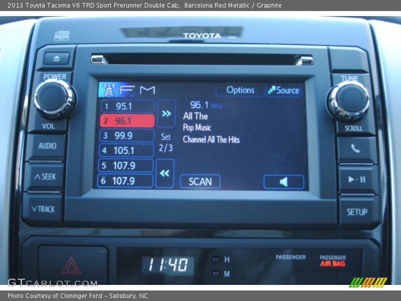 Barcelona Red Metallic / Graphite 2013 Toyota Tacoma V6 TRD Sport Prerunner Double Cab