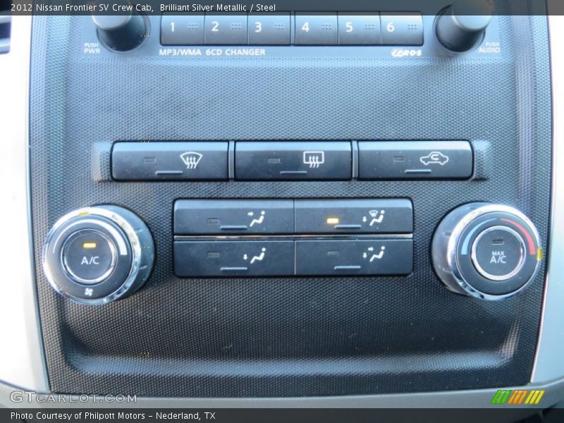 Brilliant Silver Metallic / Steel 2012 Nissan Frontier SV Crew Cab