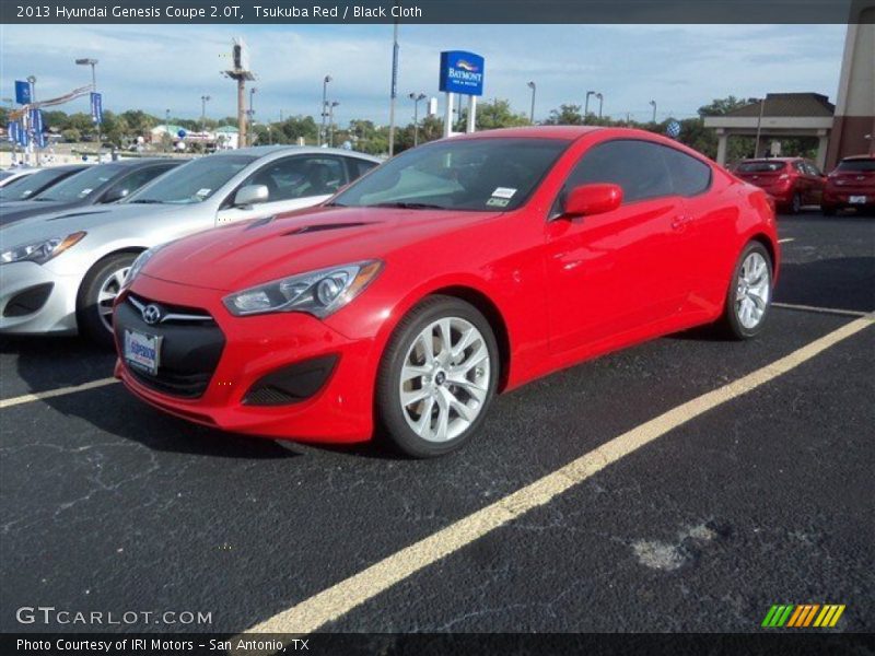 Tsukuba Red / Black Cloth 2013 Hyundai Genesis Coupe 2.0T