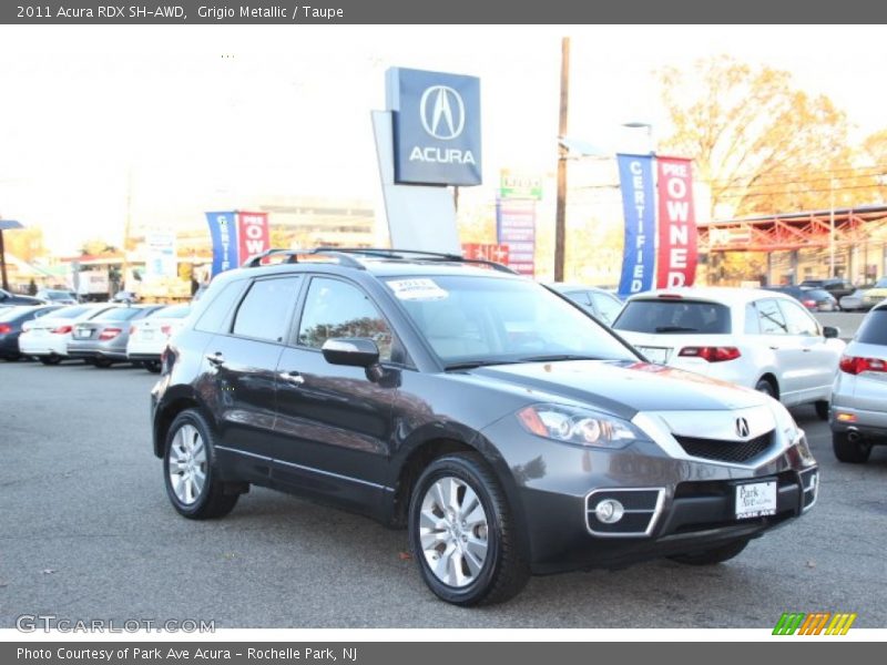 Grigio Metallic / Taupe 2011 Acura RDX SH-AWD