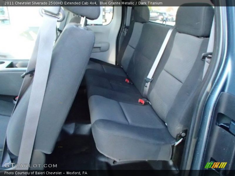 Blue Granite Metallic / Dark Titanium 2011 Chevrolet Silverado 2500HD Extended Cab 4x4