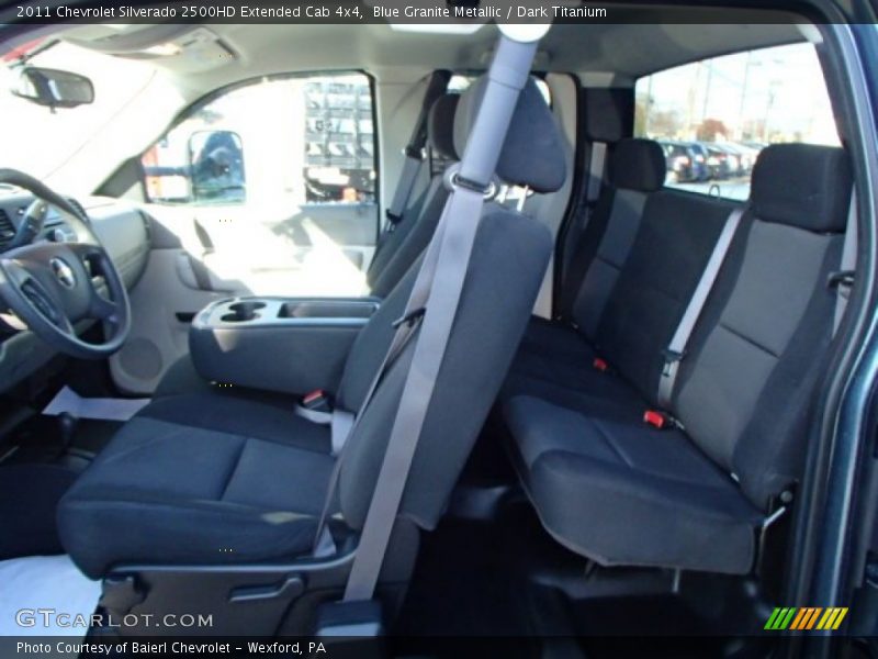 Blue Granite Metallic / Dark Titanium 2011 Chevrolet Silverado 2500HD Extended Cab 4x4