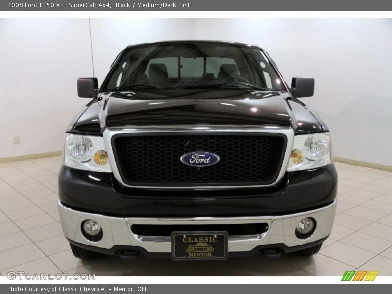 Black / Medium/Dark Flint 2008 Ford F150 XLT SuperCab 4x4