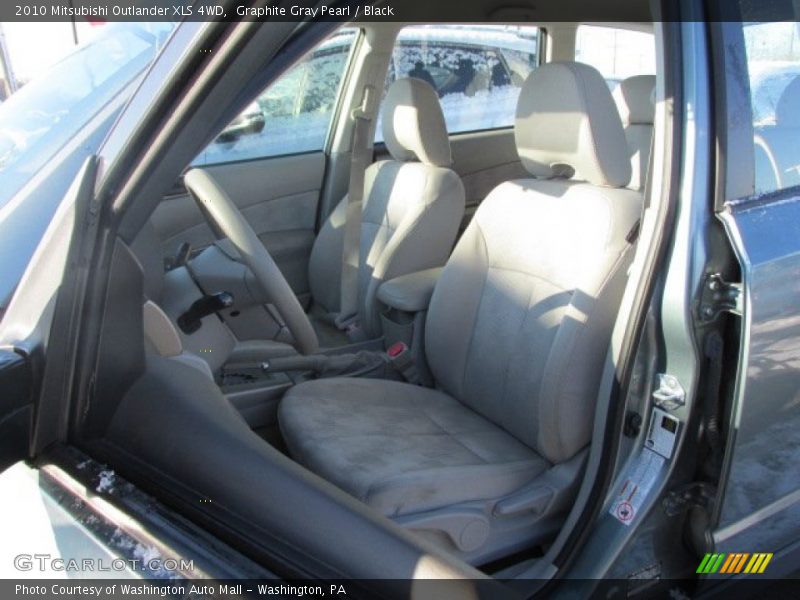 Graphite Gray Pearl / Black 2010 Mitsubishi Outlander XLS 4WD