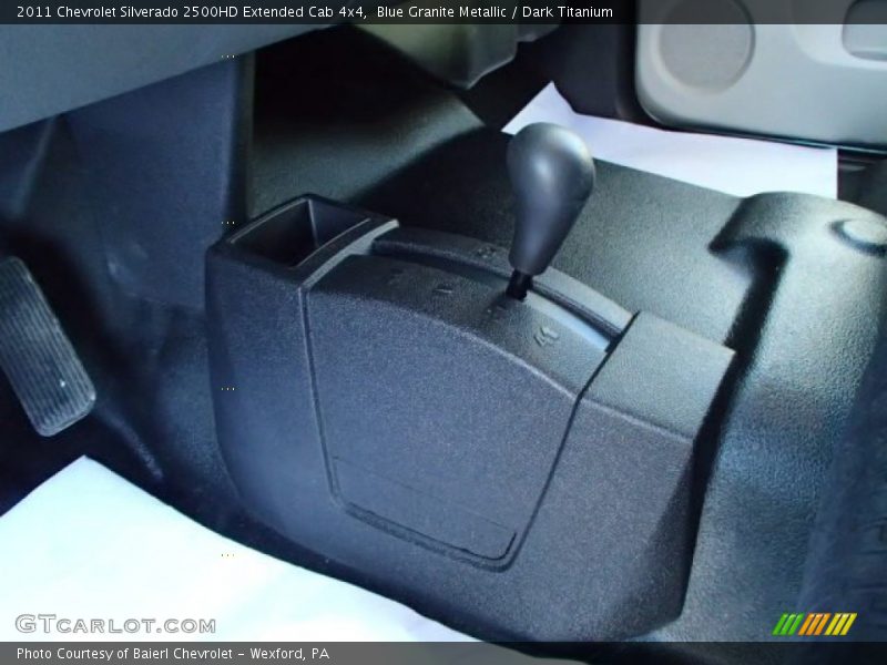 Blue Granite Metallic / Dark Titanium 2011 Chevrolet Silverado 2500HD Extended Cab 4x4