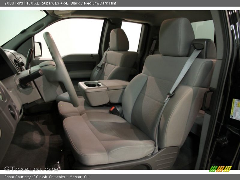 Black / Medium/Dark Flint 2008 Ford F150 XLT SuperCab 4x4
