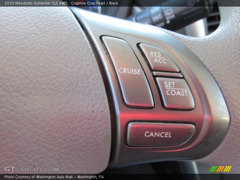 Graphite Gray Pearl / Black 2010 Mitsubishi Outlander XLS 4WD