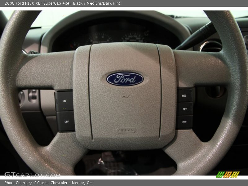 Black / Medium/Dark Flint 2008 Ford F150 XLT SuperCab 4x4