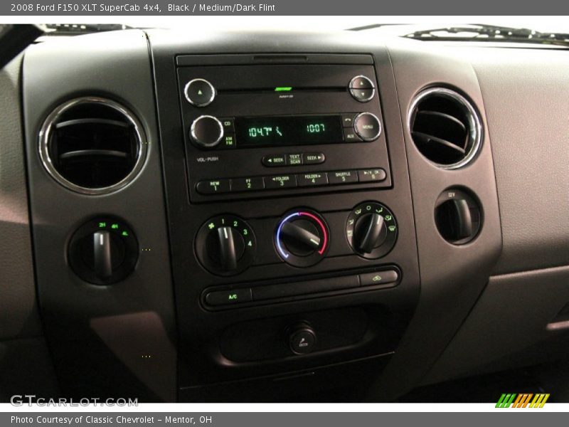 Black / Medium/Dark Flint 2008 Ford F150 XLT SuperCab 4x4