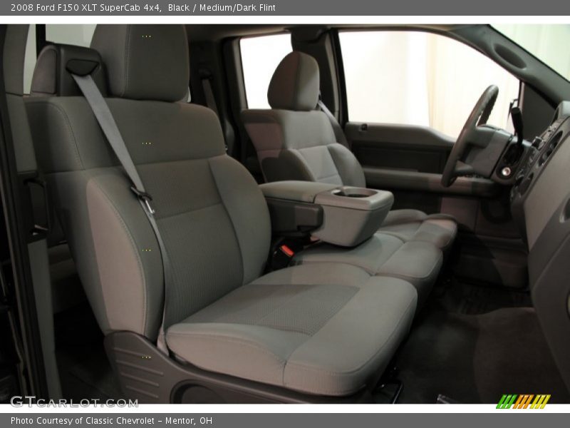 Black / Medium/Dark Flint 2008 Ford F150 XLT SuperCab 4x4