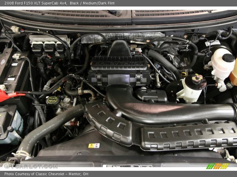 Black / Medium/Dark Flint 2008 Ford F150 XLT SuperCab 4x4