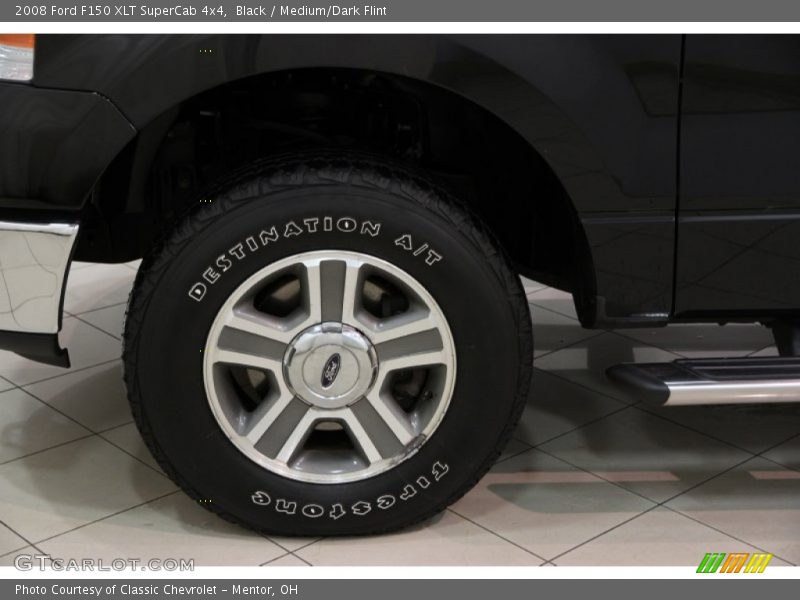 Black / Medium/Dark Flint 2008 Ford F150 XLT SuperCab 4x4