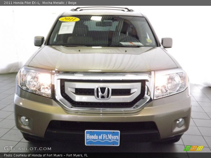 Mocha Metallic / Beige 2011 Honda Pilot EX-L