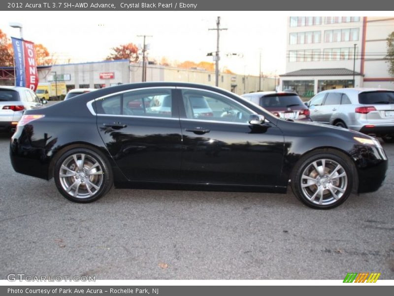 Crystal Black Pearl / Ebony 2012 Acura TL 3.7 SH-AWD Advance