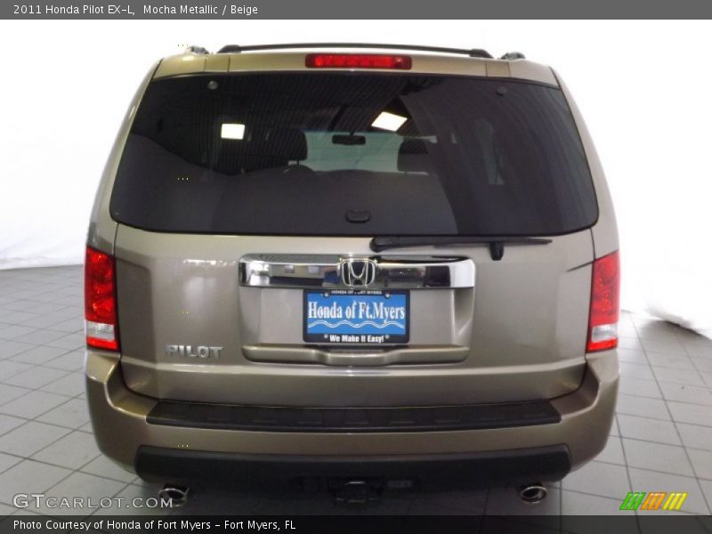 Mocha Metallic / Beige 2011 Honda Pilot EX-L