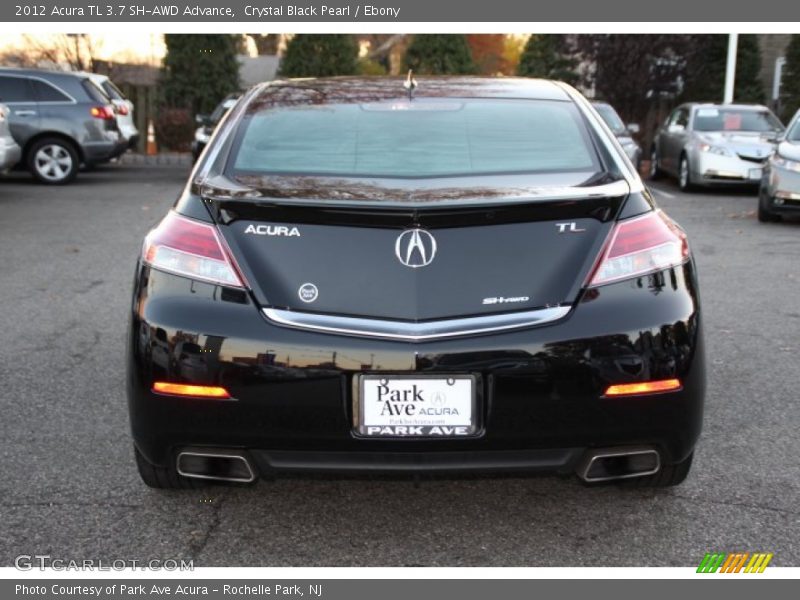 Crystal Black Pearl / Ebony 2012 Acura TL 3.7 SH-AWD Advance