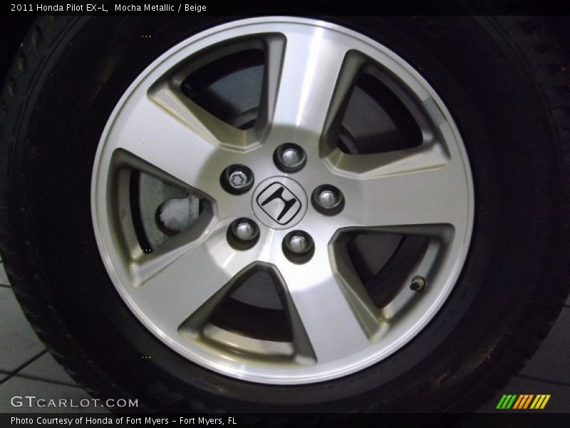 Mocha Metallic / Beige 2011 Honda Pilot EX-L