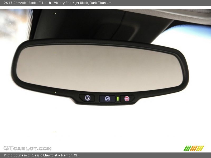 Victory Red / Jet Black/Dark Titanium 2013 Chevrolet Sonic LT Hatch