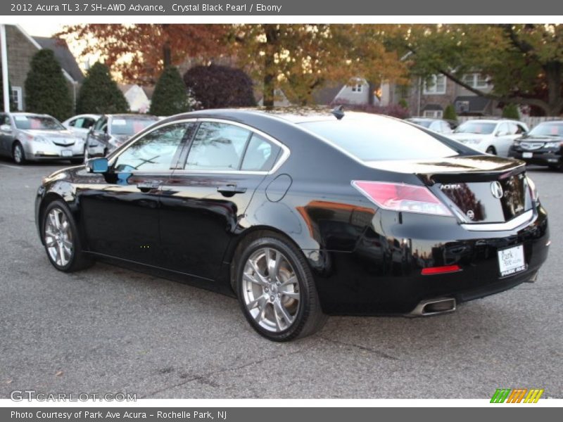 Crystal Black Pearl / Ebony 2012 Acura TL 3.7 SH-AWD Advance