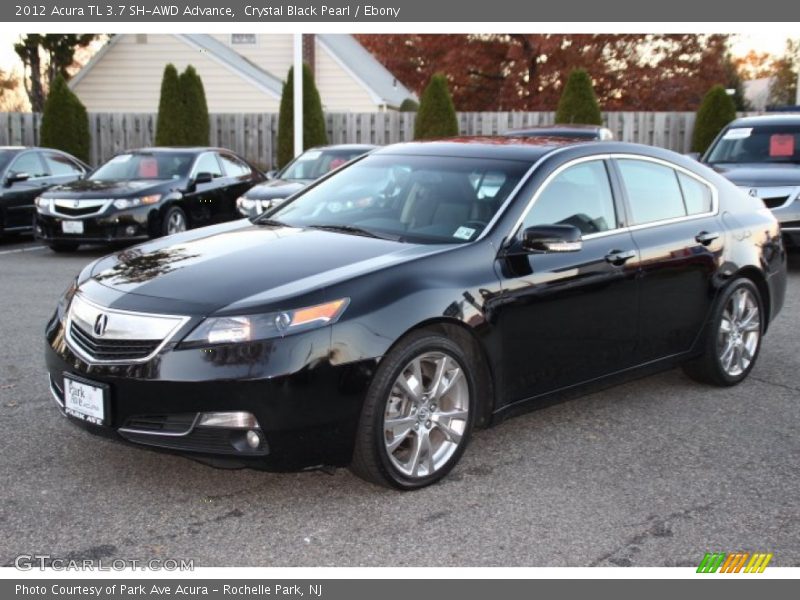 Crystal Black Pearl / Ebony 2012 Acura TL 3.7 SH-AWD Advance