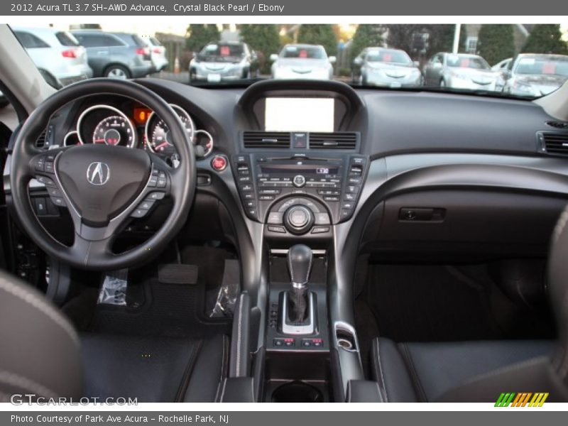 Crystal Black Pearl / Ebony 2012 Acura TL 3.7 SH-AWD Advance
