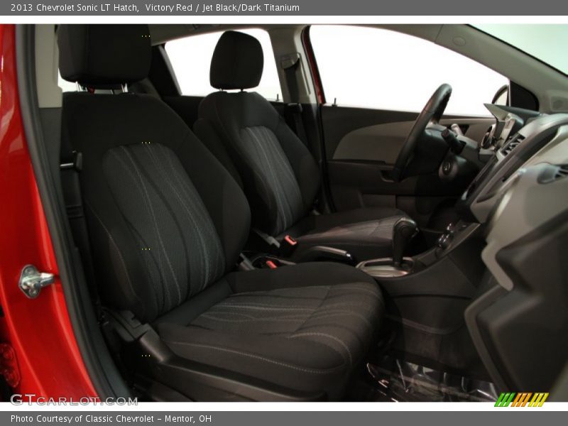 Victory Red / Jet Black/Dark Titanium 2013 Chevrolet Sonic LT Hatch