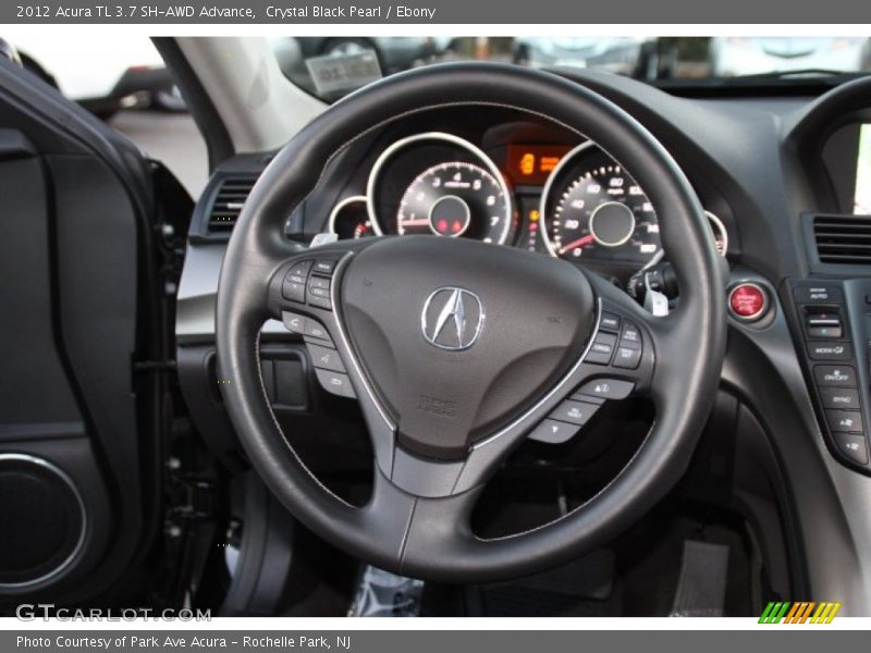 Crystal Black Pearl / Ebony 2012 Acura TL 3.7 SH-AWD Advance