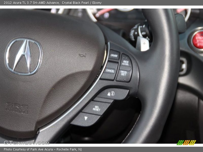 Crystal Black Pearl / Ebony 2012 Acura TL 3.7 SH-AWD Advance