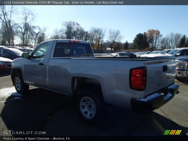 Silver Ice Metallic / Jet Black/Dark Ash 2014 Chevrolet Silverado 1500 WT Regular Cab