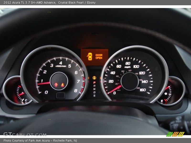 Crystal Black Pearl / Ebony 2012 Acura TL 3.7 SH-AWD Advance