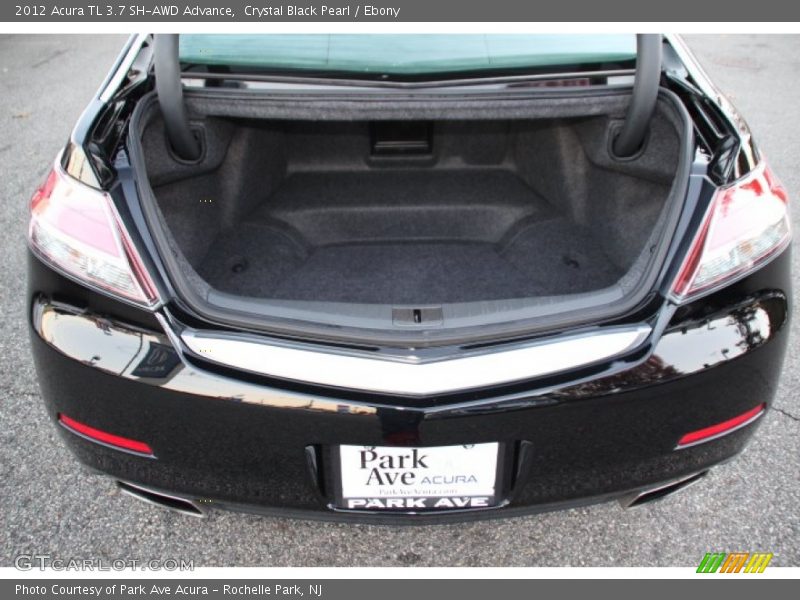 Crystal Black Pearl / Ebony 2012 Acura TL 3.7 SH-AWD Advance
