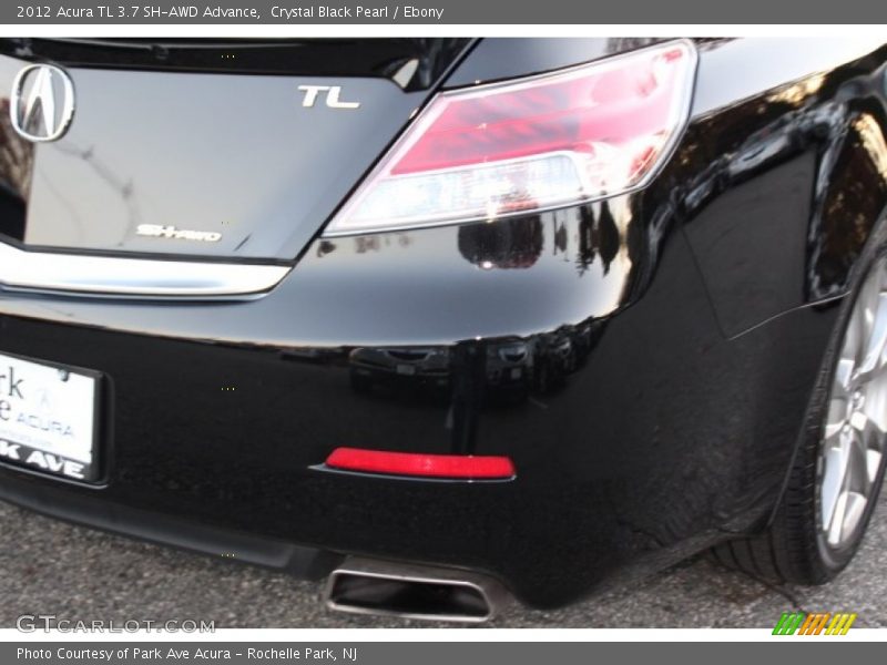 Crystal Black Pearl / Ebony 2012 Acura TL 3.7 SH-AWD Advance