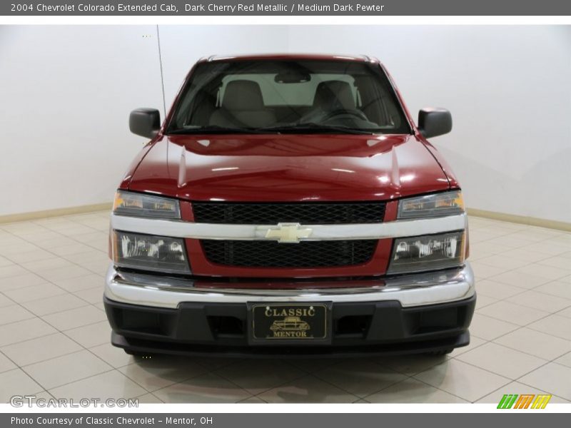 Dark Cherry Red Metallic / Medium Dark Pewter 2004 Chevrolet Colorado Extended Cab