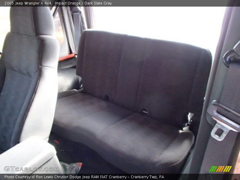 Impact Orange / Dark Slate Gray 2005 Jeep Wrangler X 4x4