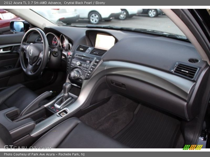 Crystal Black Pearl / Ebony 2012 Acura TL 3.7 SH-AWD Advance