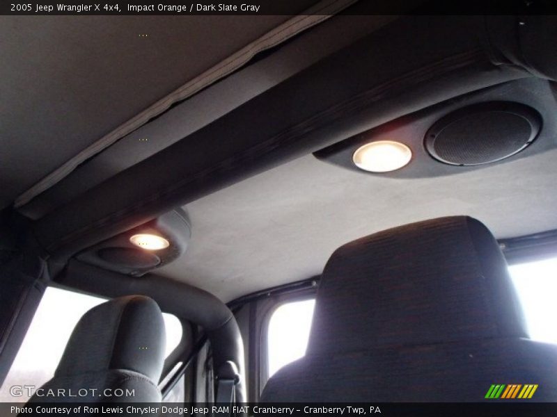 Impact Orange / Dark Slate Gray 2005 Jeep Wrangler X 4x4