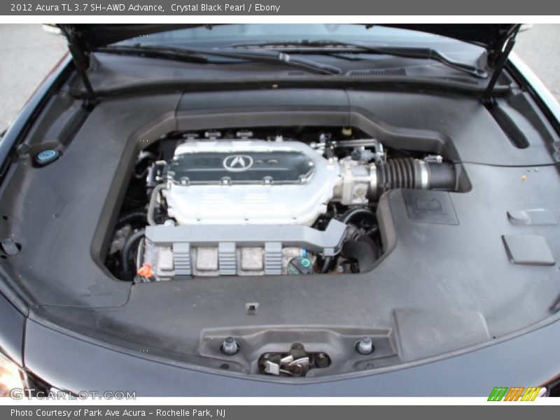 Crystal Black Pearl / Ebony 2012 Acura TL 3.7 SH-AWD Advance