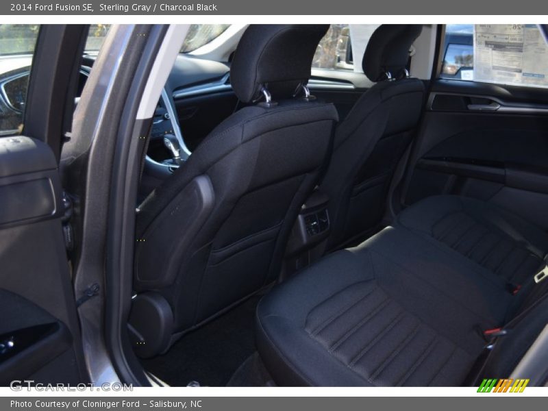 Sterling Gray / Charcoal Black 2014 Ford Fusion SE